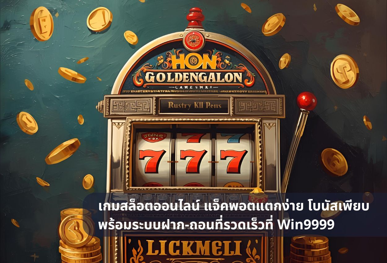 เกมสล็อตออนไลน์ แจ็คพอตแตกง่าย โบนัสเพียบ พร้อมระบบฝาก-ถอนที่รวดเร็วที่ Win9999